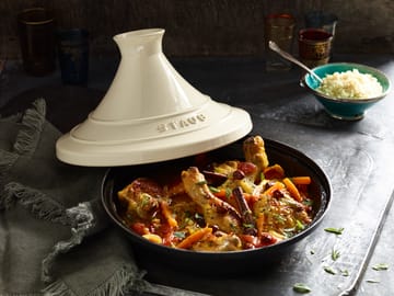 Staub Tagine χυτοσίδηρος μαύρο-μπεζ - 20 εκ. - STAUB