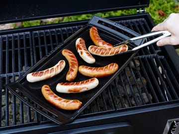 Staub Teppanyaki πλάκα με λαβές 38x25 εκ. - Μάυρο - STAUB