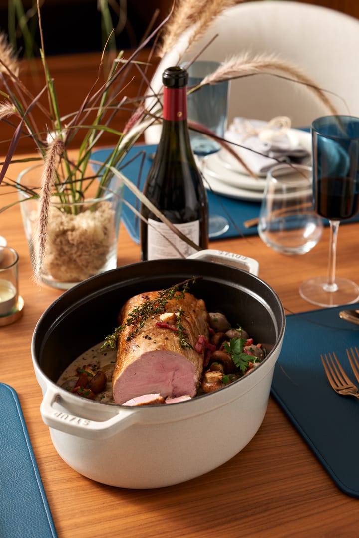 Staub Truffle οβάλ γάστρα Λευκό, 8 l STAUB