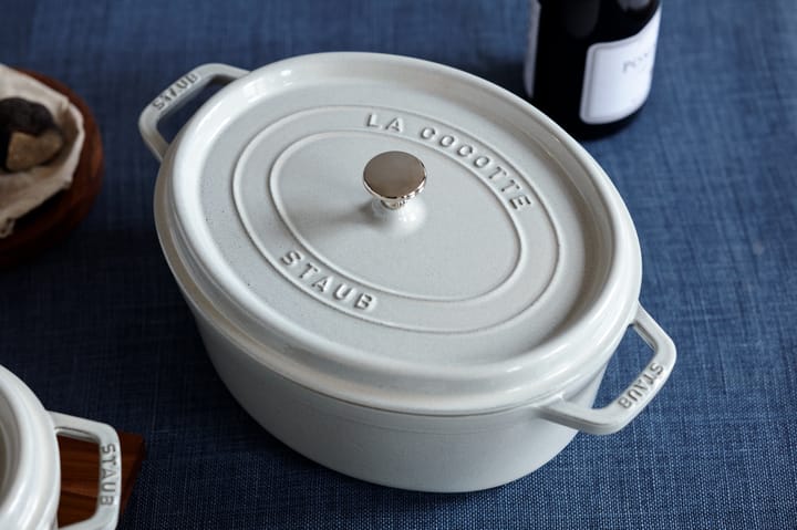 Staub Truffle οβάλ γάστρα Λευκό, 8 l STAUB