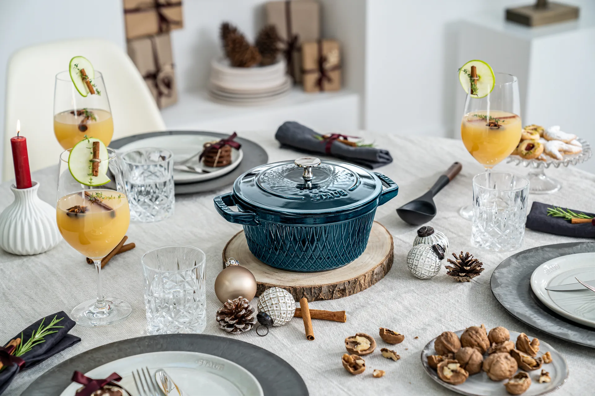 Staub Twister La Cocotte κατσαρόλα 4 L, La Mer STAUB