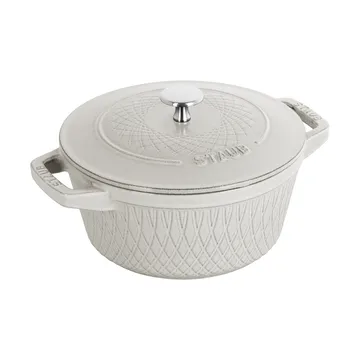 Staub Twister La Cocotte κατσαρόλα 4 L - White truffle - STAUB