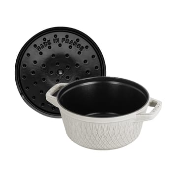 Staub Twister La Cocotte κατσαρόλα 4 L - White truffle - STAUB