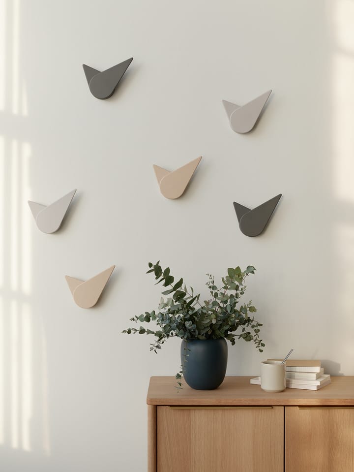 Birdie ρολόι τοίχου 19.5 cm, Πούδρα Stelton