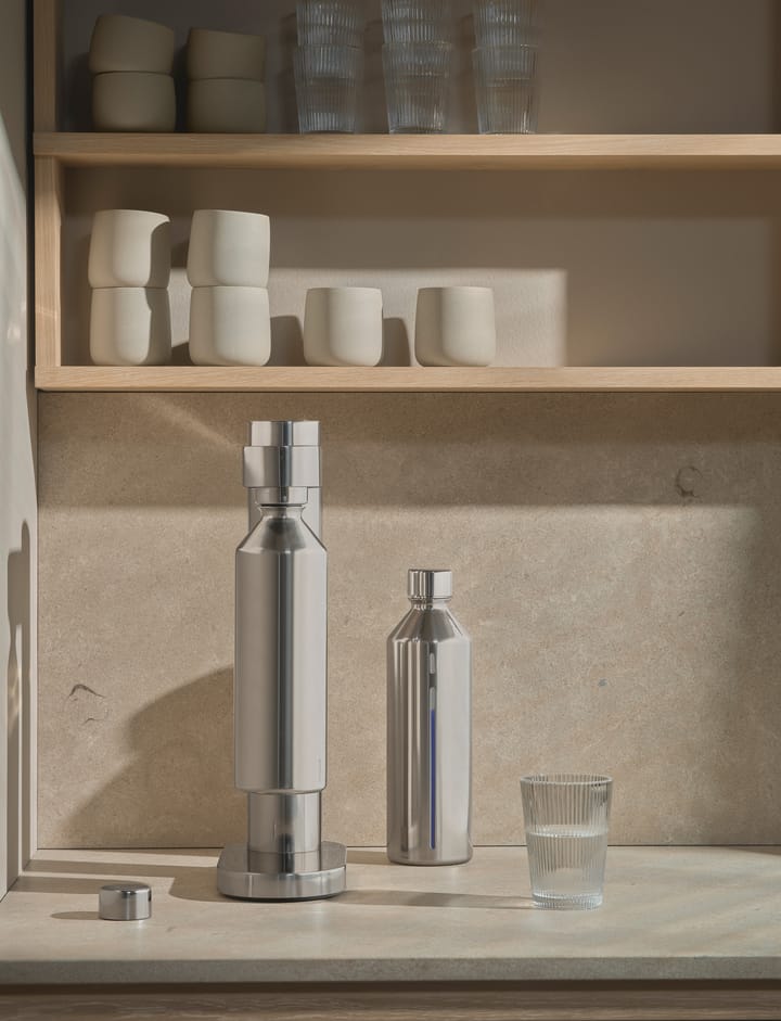 Μπουκάλι Brus για μηχανή ανθρακούχου νερού 1,2 L, Steel Stelton