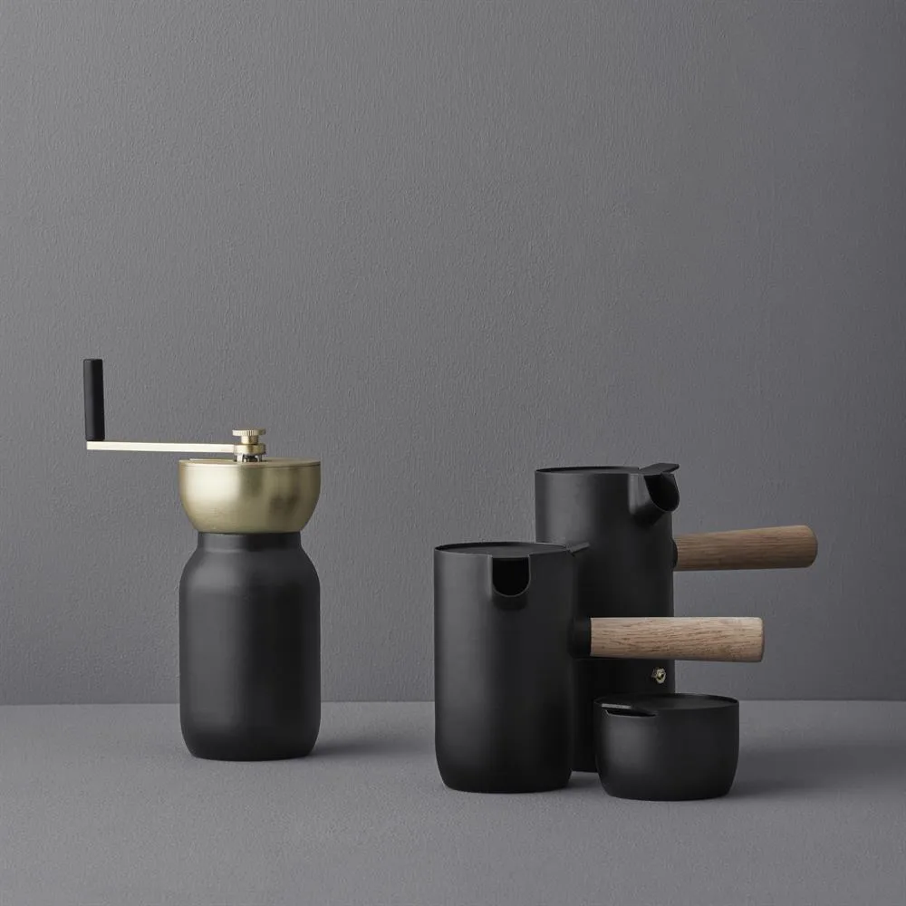 Collar μύλος καφέ, μαύρο-ορείχαλκος Stelton