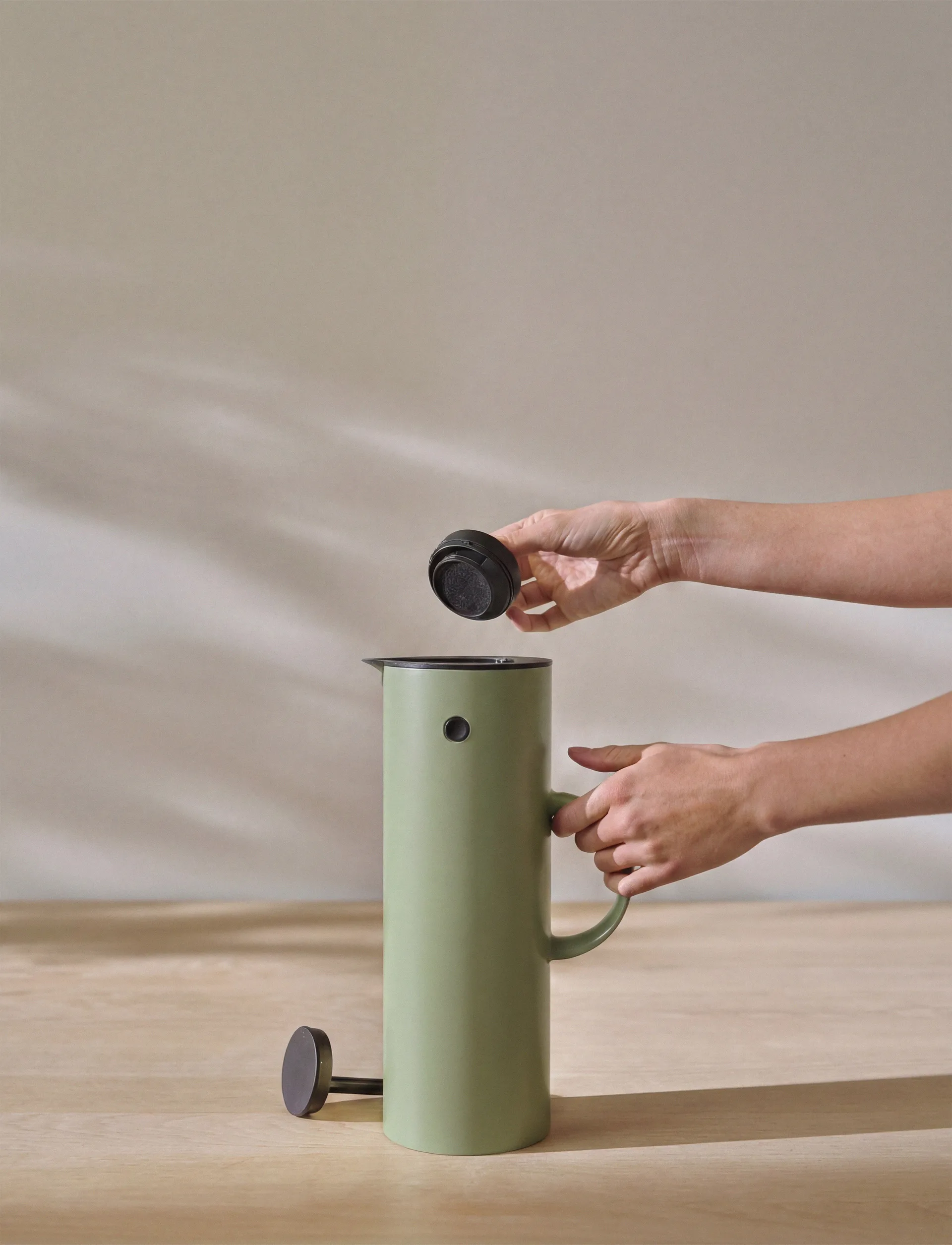 EM77 Stelton vacuum κανάτα 1 l, Soft fern green Stelton