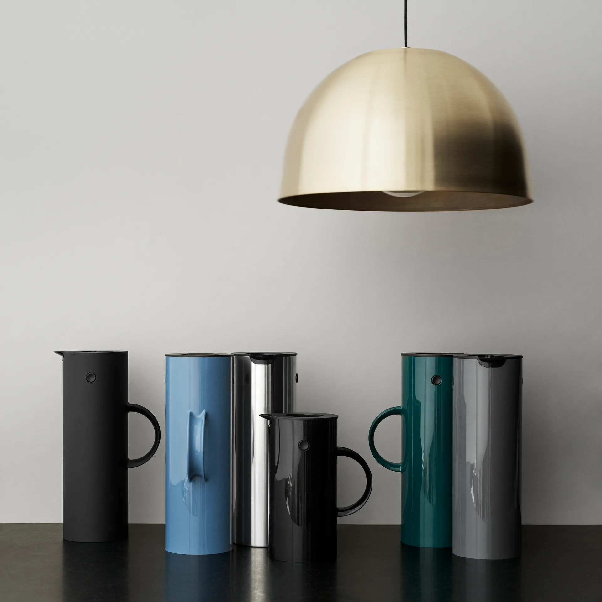 EM77 Stelton vacuum κανάτα 1 l, γυαλιστερό γκρι γρανίτη Stelton