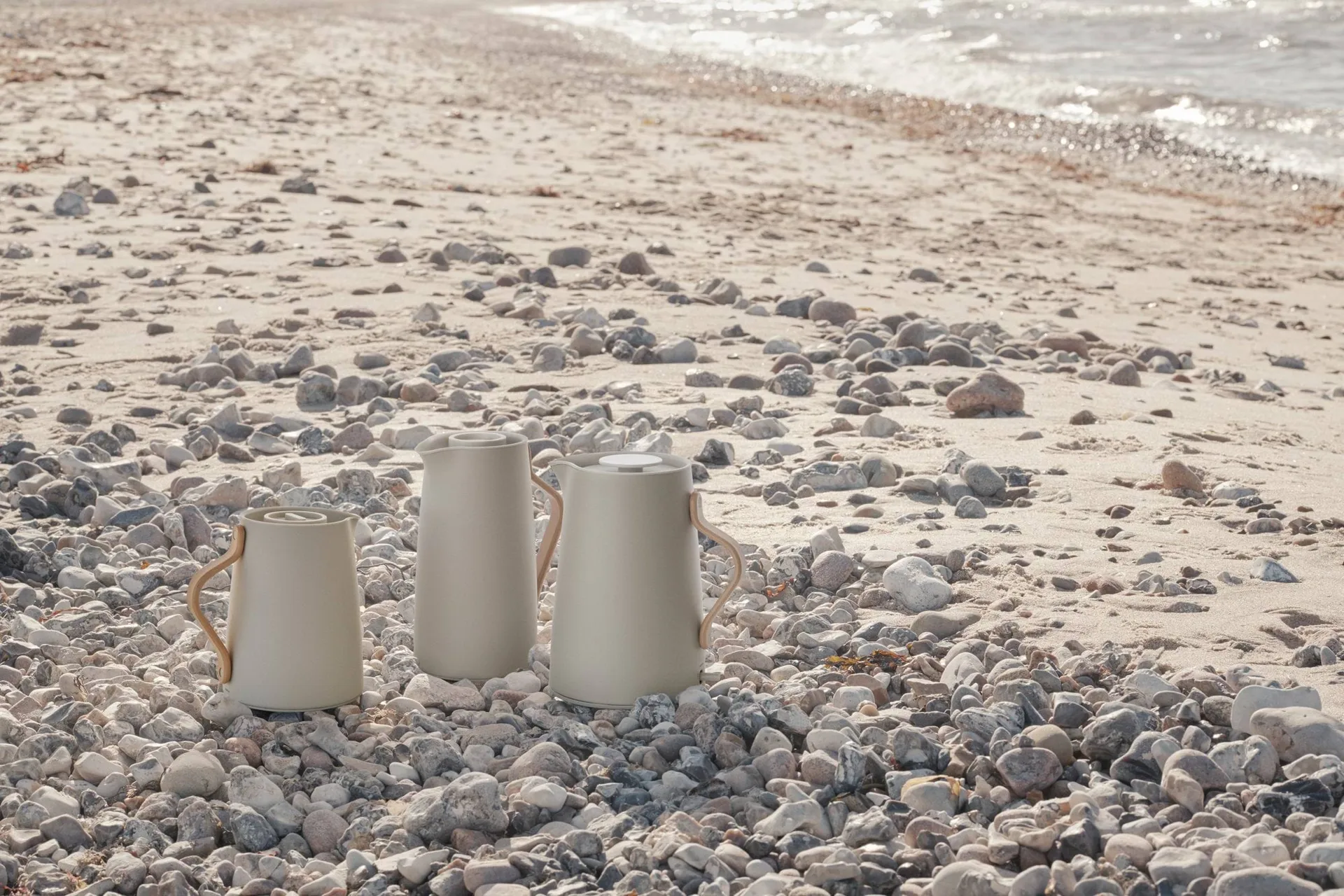 Emma κανάτα καφέ, Απαλό χρώμα άμμου, 1,2 L Stelton