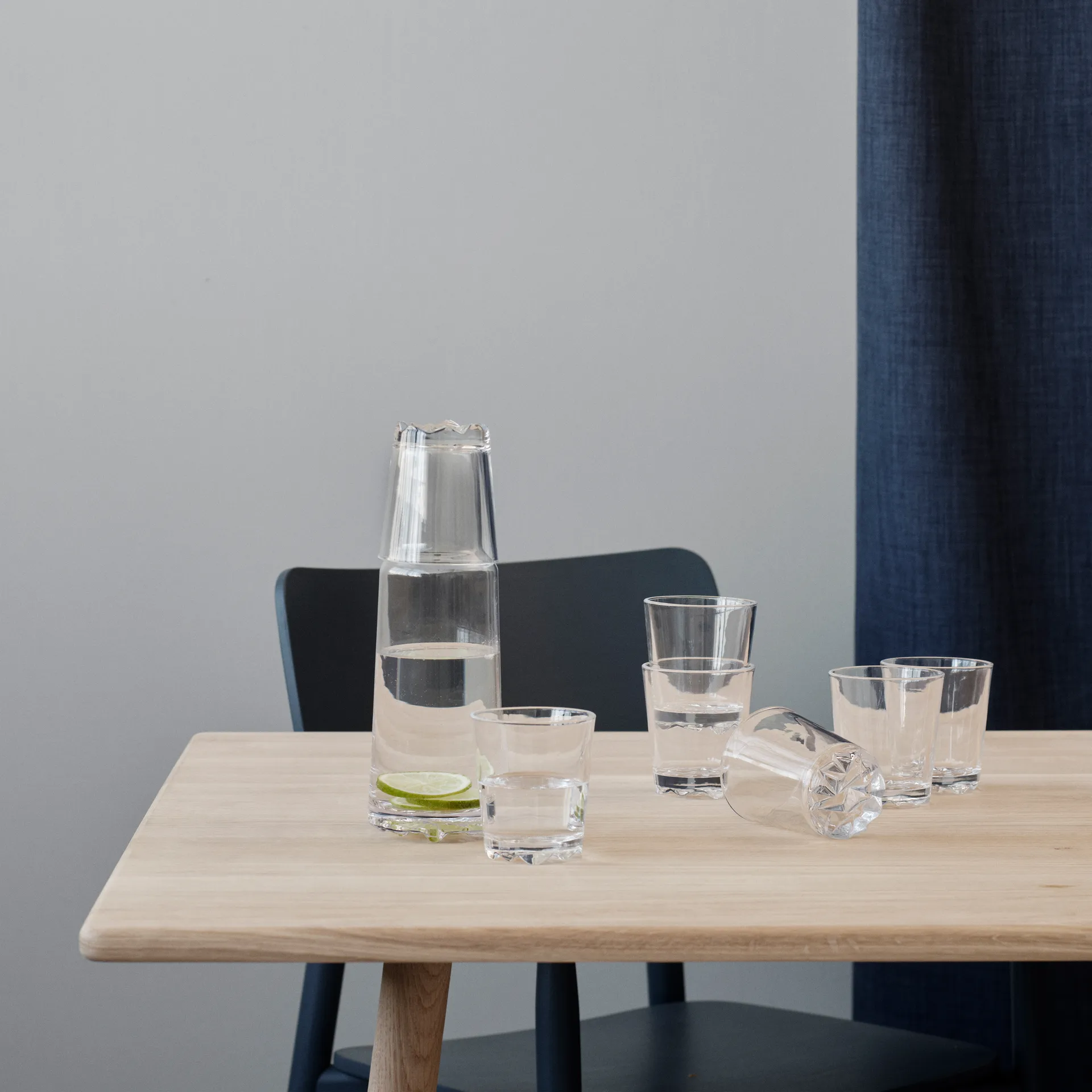 Glacier καράφα με ποτήρια, διαφανές Stelton