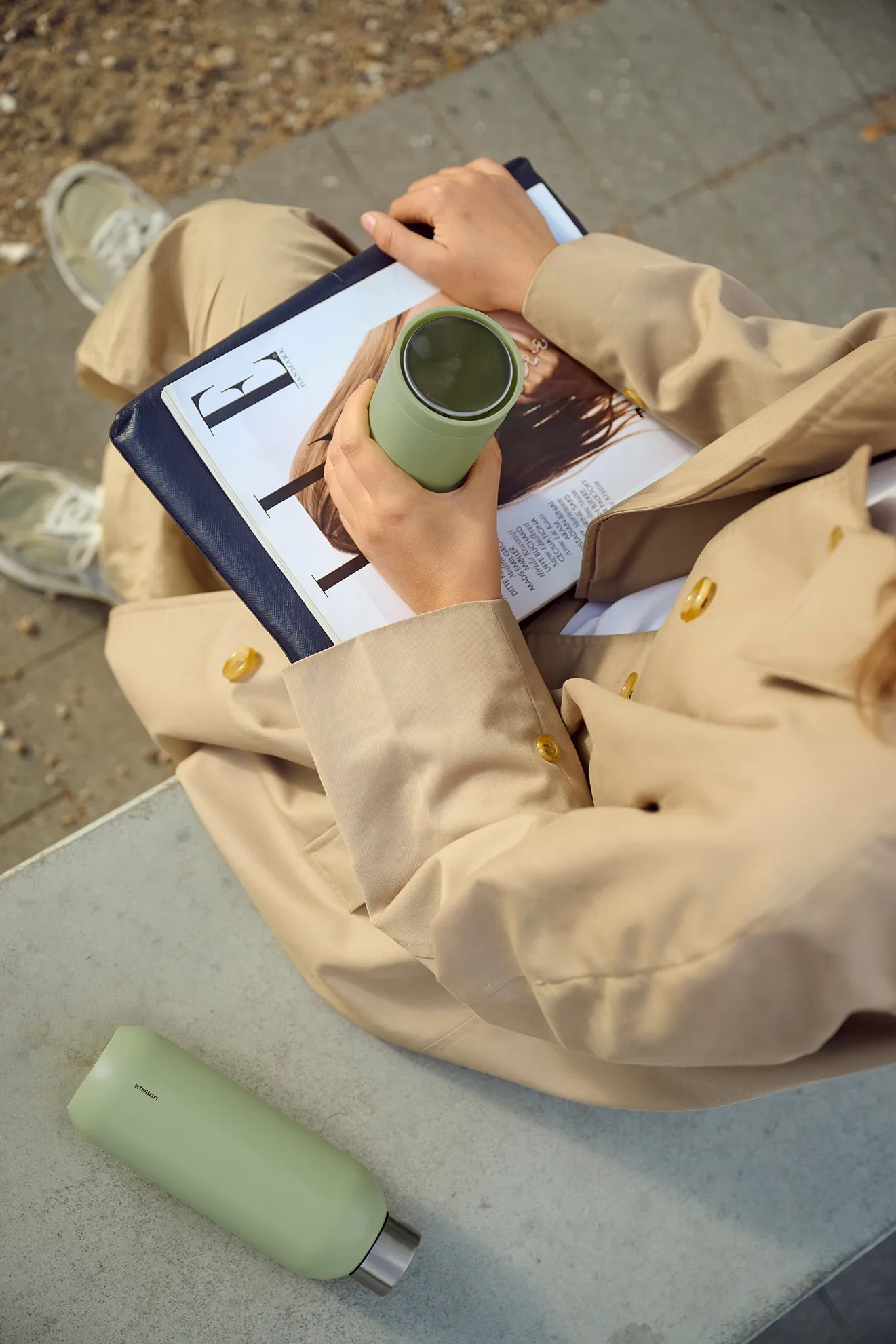 Keep Cool θερμός 0,6 l, Soft fern green Stelton