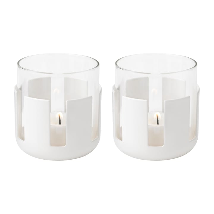 Βάση κεριών Luna, συσκευασία 2 τεμαχίων - Soft white - Stelton