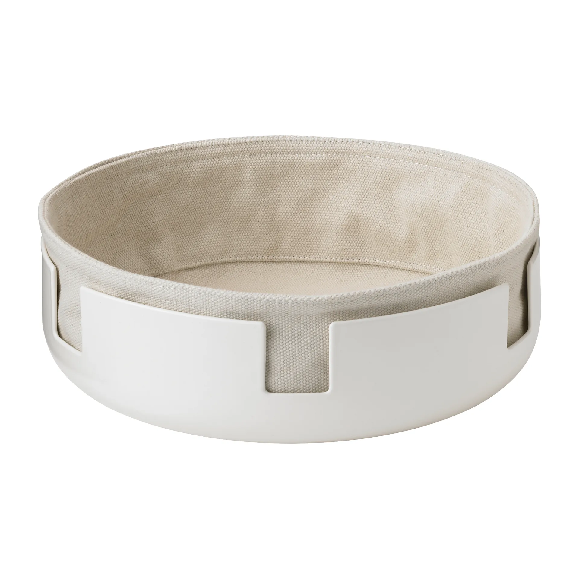 Καλάθι ψωμιού Luna Ø21.5 εκ, Soft white Stelton