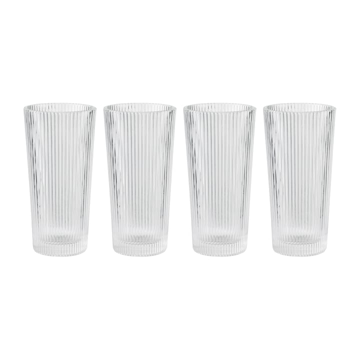 Ψηλό ποτήρι ποτού Pilastro 30 cl 4 τεμαχίων - Clear - Stelton