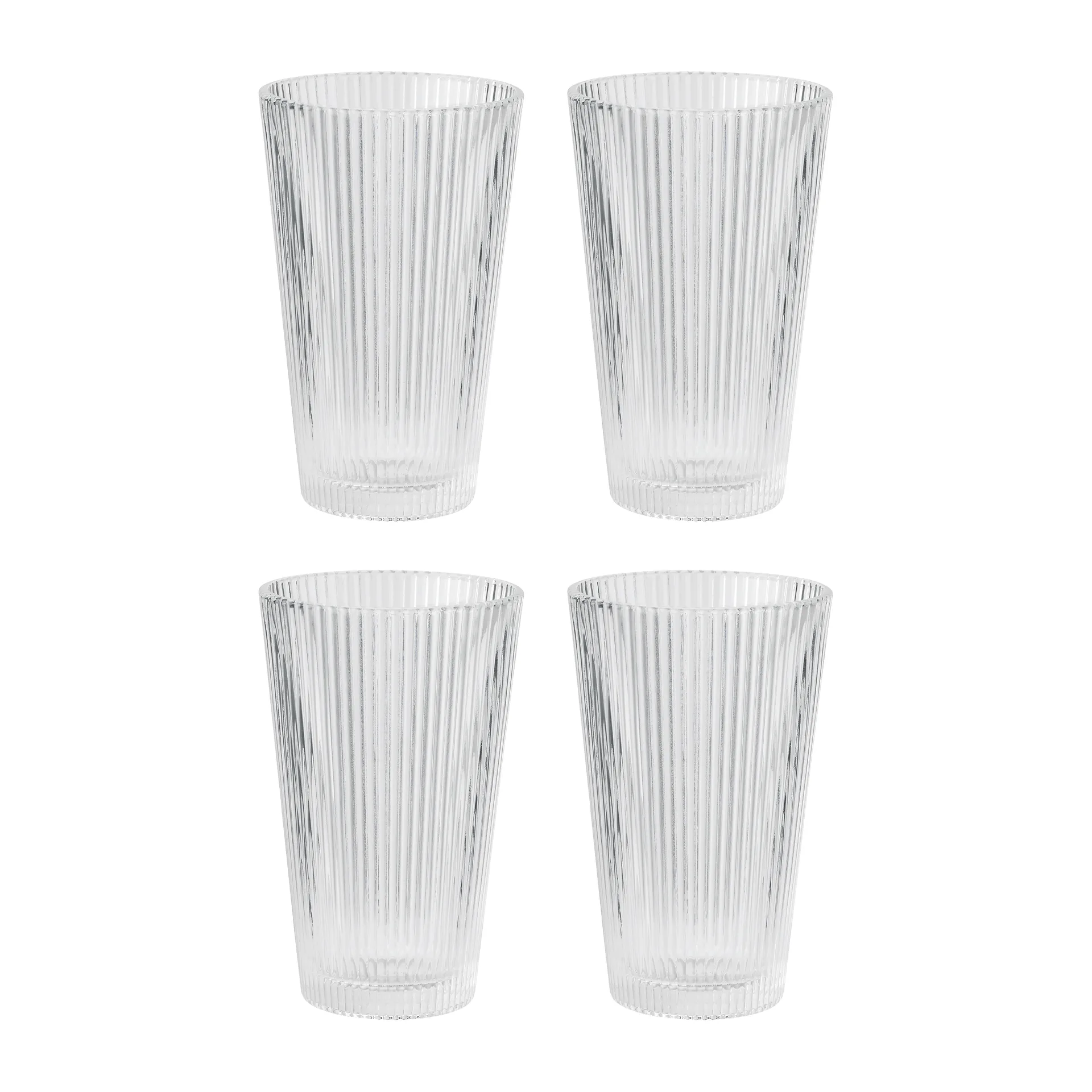 Ποτήρια ποτού Pilastro 35 cl 4 τεμάχια, Clear Stelton