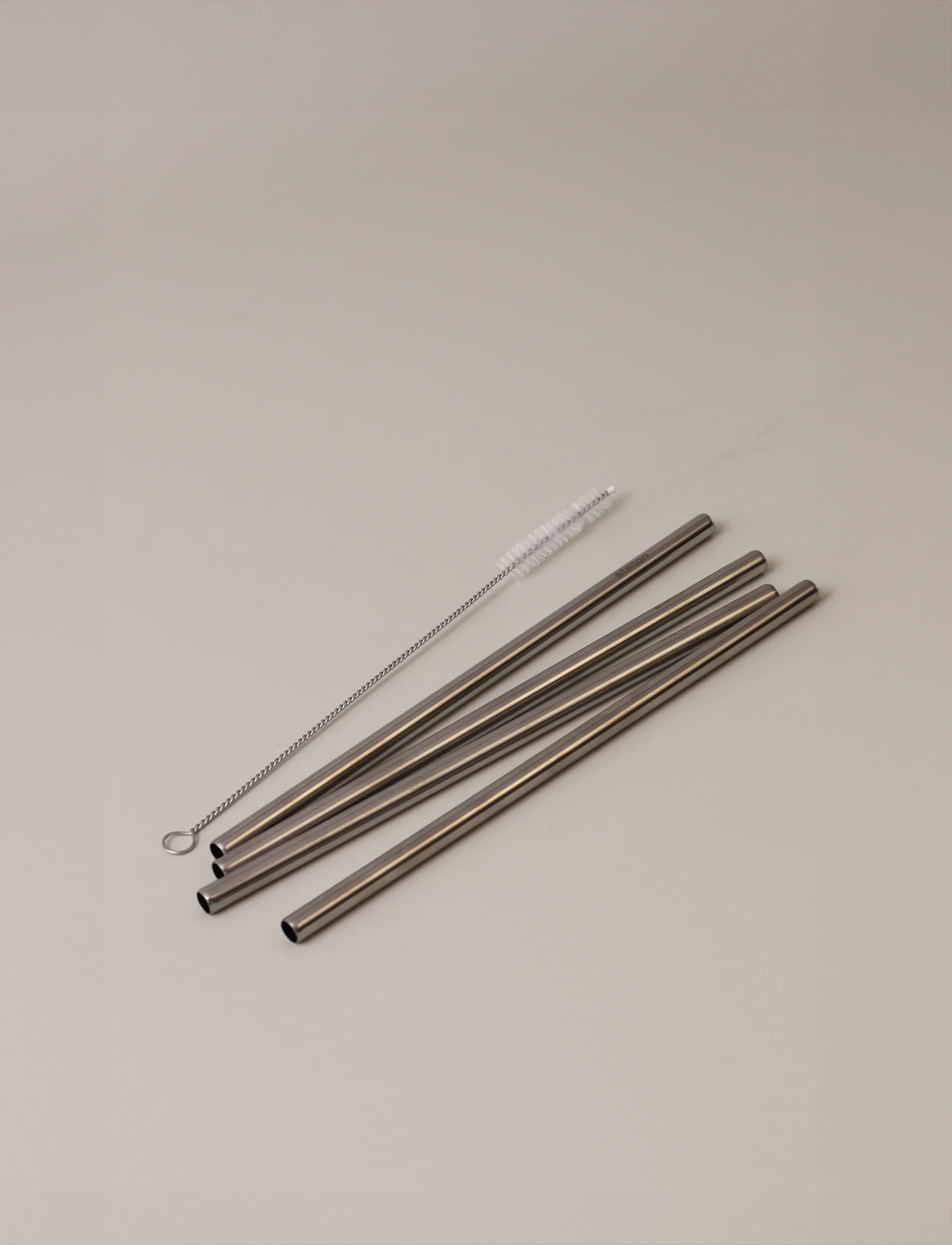 Stelton επαναχρησιμοποιήσιμα καλαμάκια 4-pack, Steel Stelton