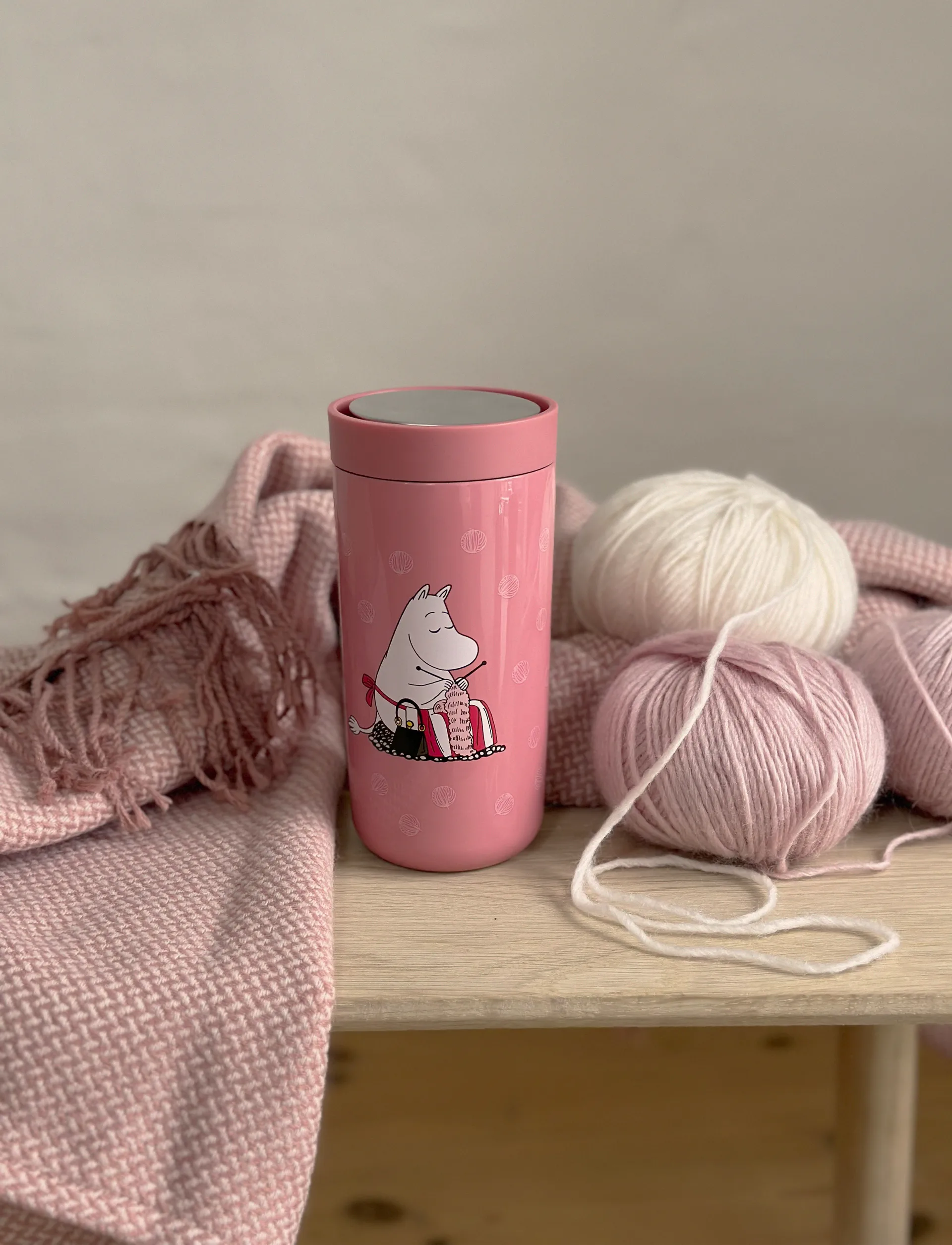 To Go Click Mumin κούπα 0,2 l, Moomin knitting Stelton