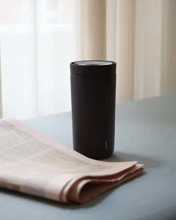 To Go Click Mumin κούπα 0,2 l - Soft black - Stelton