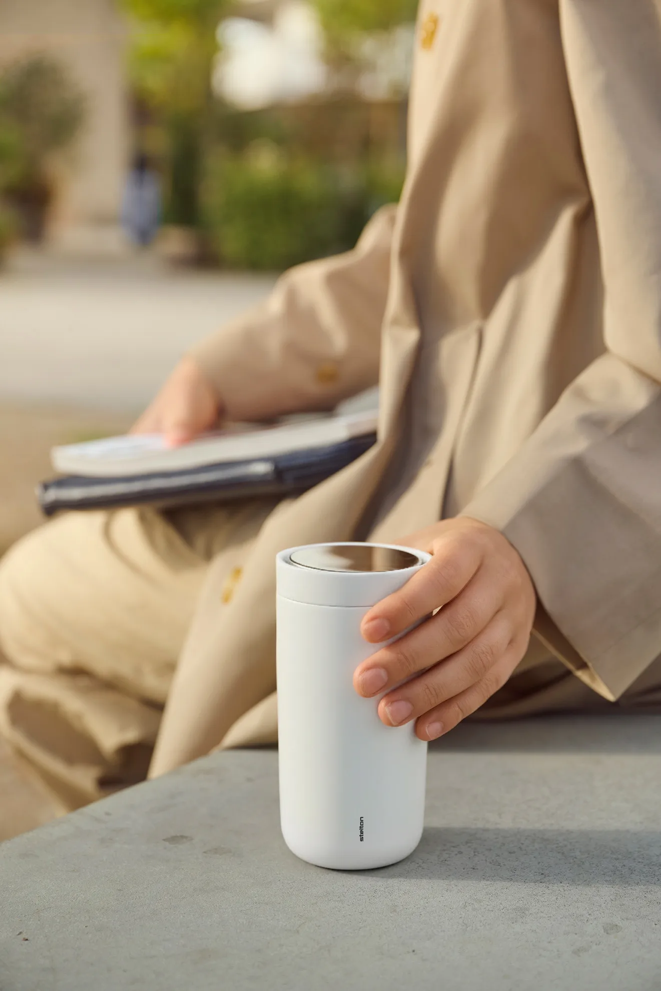 To Go Click Mumin κούπα 0,2 l, Soft chalk Stelton