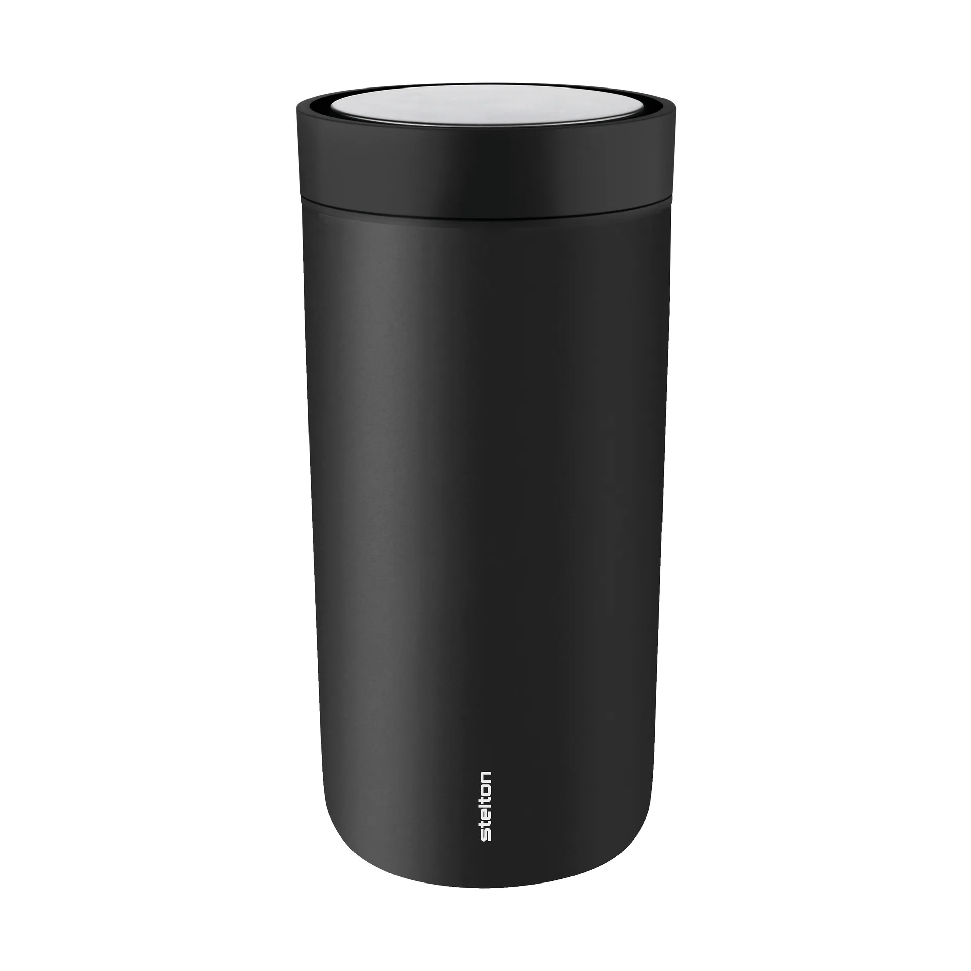 To Go Click Mumin κούπα 0,4 l, Soft black Stelton