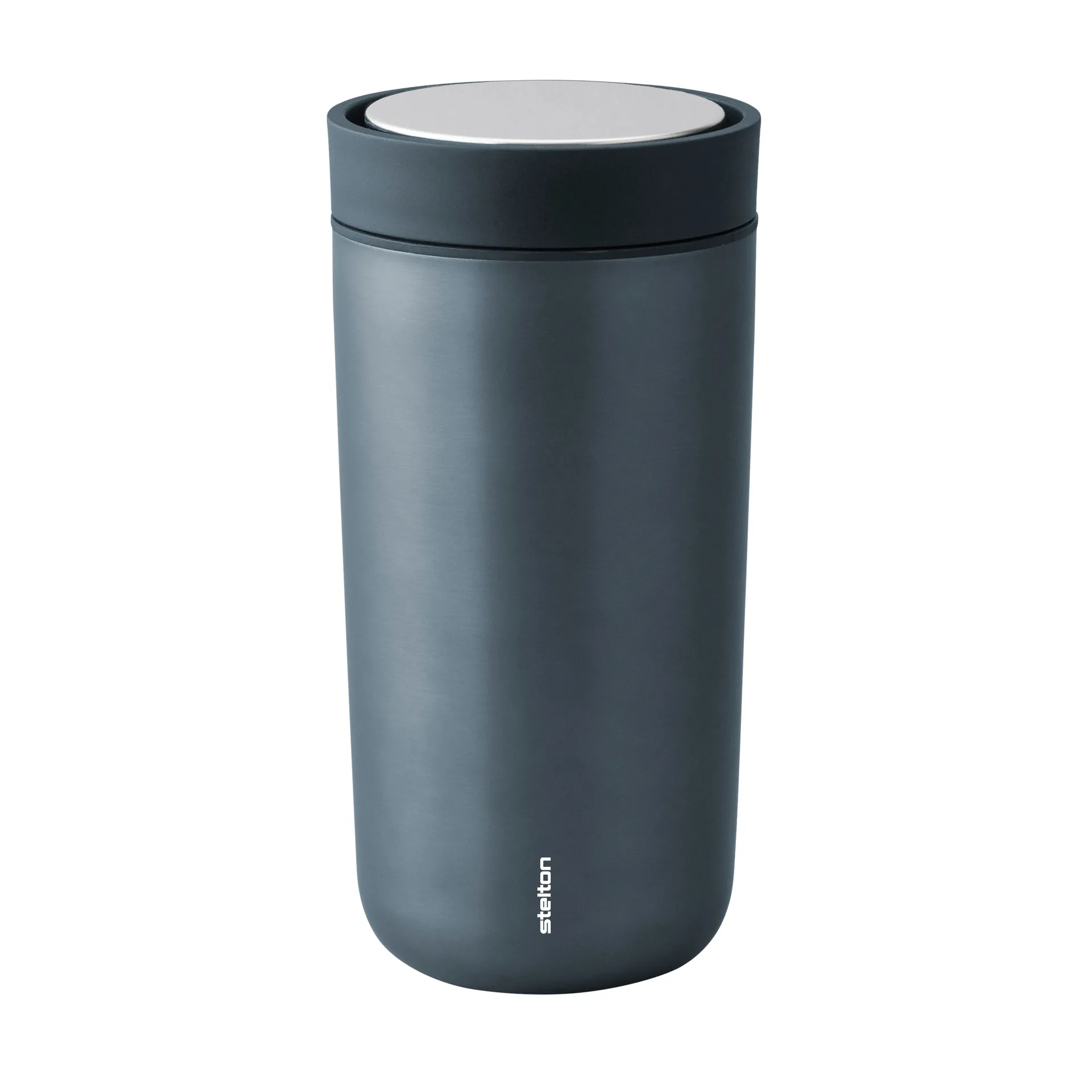 To Go Click Mumin κούπα 0,4 l, μπλε μεταλλικό Stelton