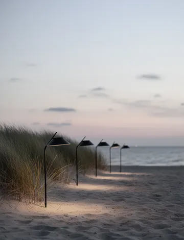 Vinkel ηλιακό φωτιστικό κολόνας με βάση - Black - Stelton