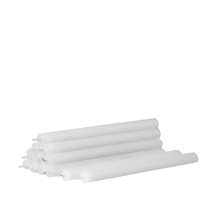 Nagel κεριά Συσκευασία 12 τεμαχίων, λευκό STOFF