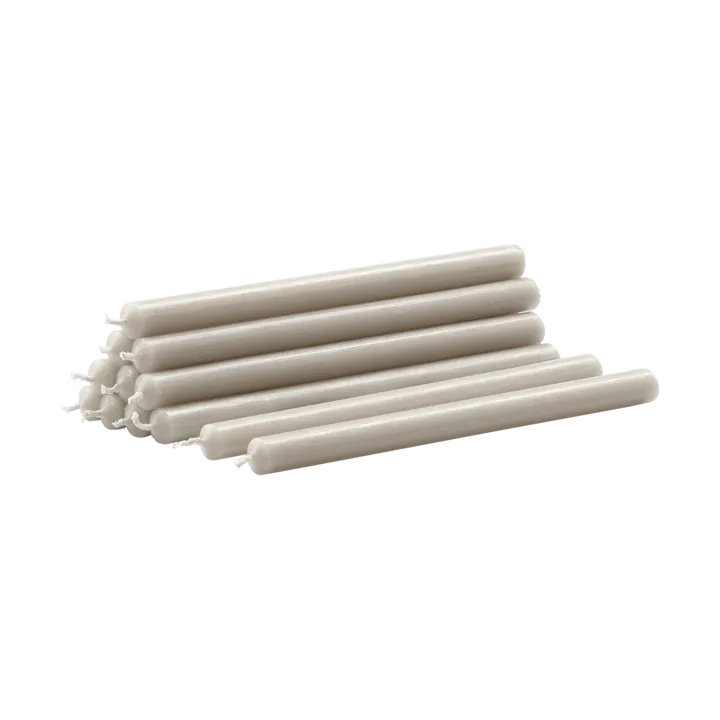 Nagel κεριά Συσκευασία 12 τεμαχίων - Linen grey - STOFF Nagel