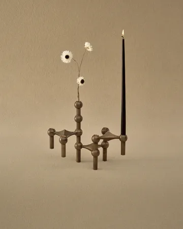 STOFF Nagel βάση κεριού συσκευασία 3 τεμαχίων - Bronzed brass - STOFF Nagel