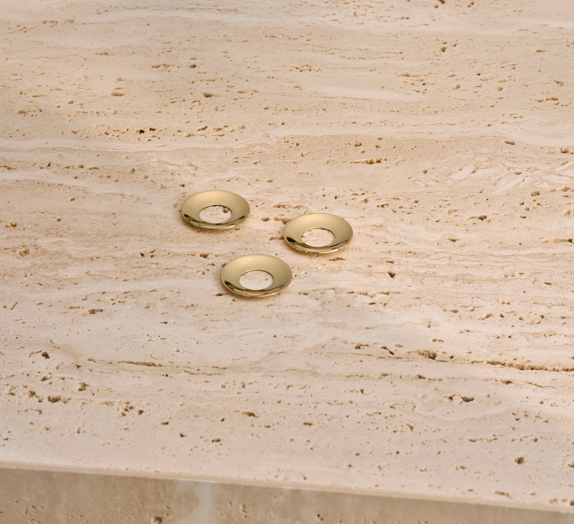 STOFF Nagel Δαχτυλίδι κηροπήγιου, σετ 3 τεμαχίων, Μασίφ ορείχαλκος STOFF Nagel