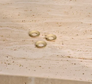 STOFF Nagel Δαχτυλίδι κηροπήγιου, σετ 3 τεμαχίων - Μασίφ ορείχαλκος - STOFF Nagel