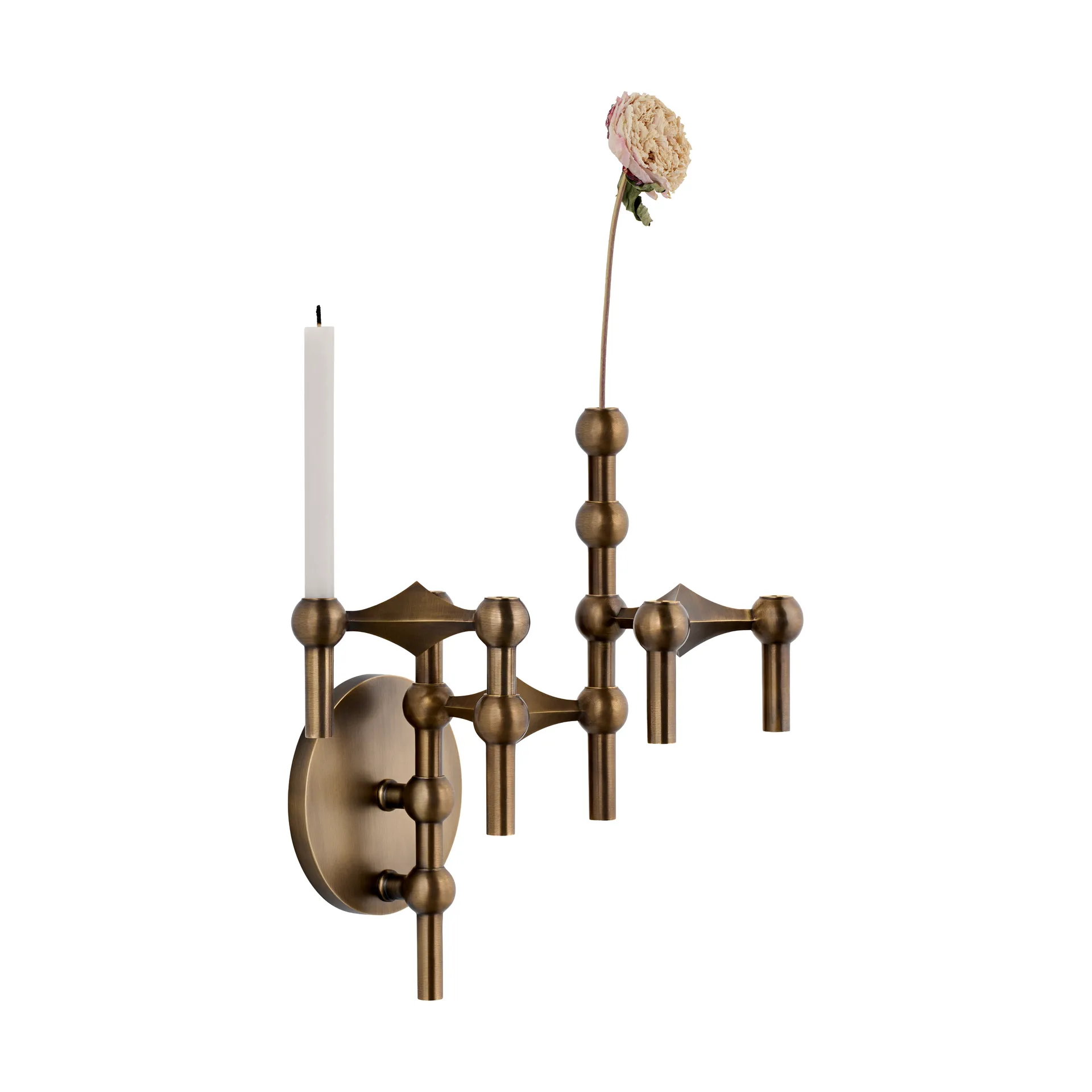 STOFF Nagel κηροπήγιο τοίχου, Bronzed brass STOFF Nagel