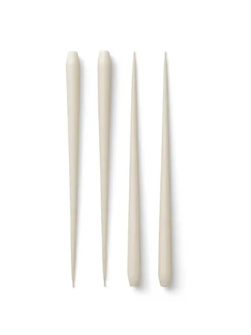STOFF Nagel αντίκα κεριά από ester & erik large 4-pack - Off-white - STOFF Nagel