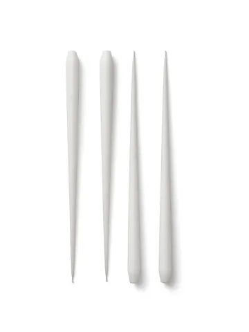 STOFF Nagel αντίκα κεριά από ester & erik large 4-pack - White - STOFF Nagel