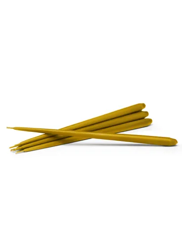 STOFF Nagel αντίκα κεριά από ester & erik large 6-pack - Mustard - STOFF Nagel