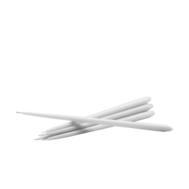 STOFF Nagel αντίκα κεριά από ester & erik large 6-pack - Λευκό - STOFF Nagel