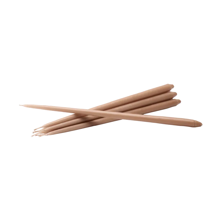 STOFF Nagel αντίκα κεριά από ester & erik large 6-pack - σκονισμένο τριανταφυλλί - STOFF Nagel