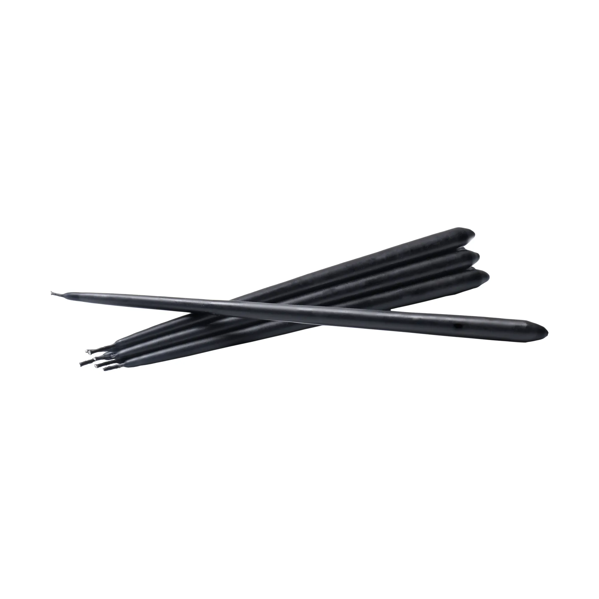 STOFF Nagel αντίκα κεριά από ester & erik large 6-pack, μαύρο STOFF Nagel