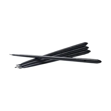 STOFF Nagel αντίκα κεριά από ester & erik large 6-pack - μαύρο - STOFF Nagel