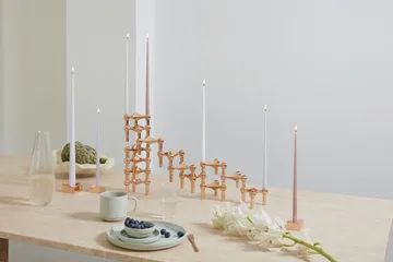 STOFF Nagel αντίκα κεριά από ester & erik large 6-pack - Απαλό τριανταφυλλί - STOFF Nagel