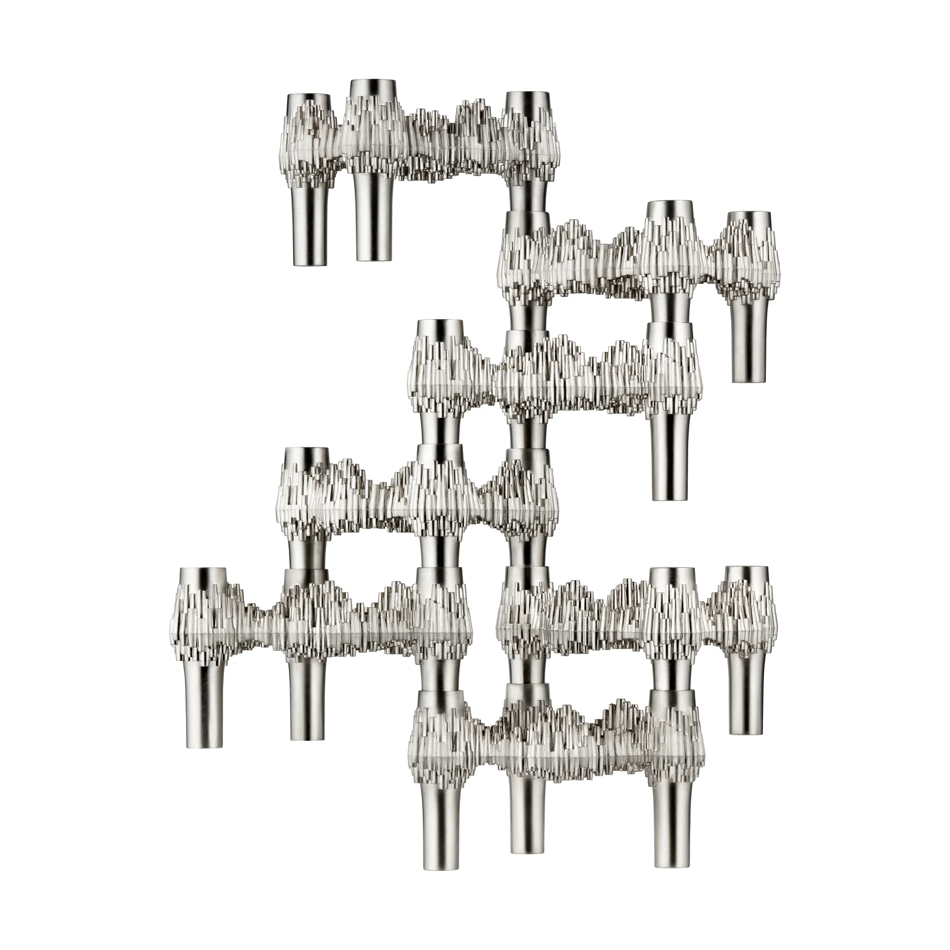 STOFF Nagel Quist κηροπήγιο, Βουρτσισμένο χρώμιο STOFF Nagel