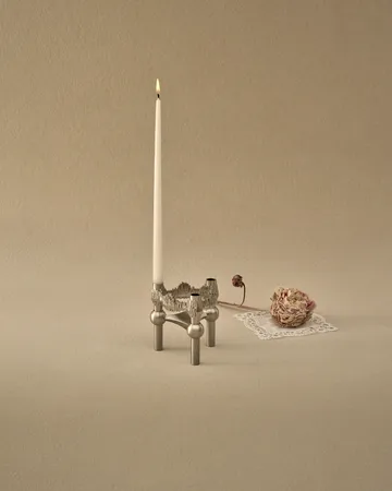 STOFF Nagel Quist κηροπήγιο - Βουρτσισμένο χρώμιο - STOFF Nagel