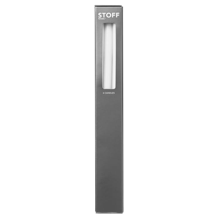 STOFF κωνικό κερί από ester & erik συσκευασία 6 τεμαχίων - Λευκό - STOFF