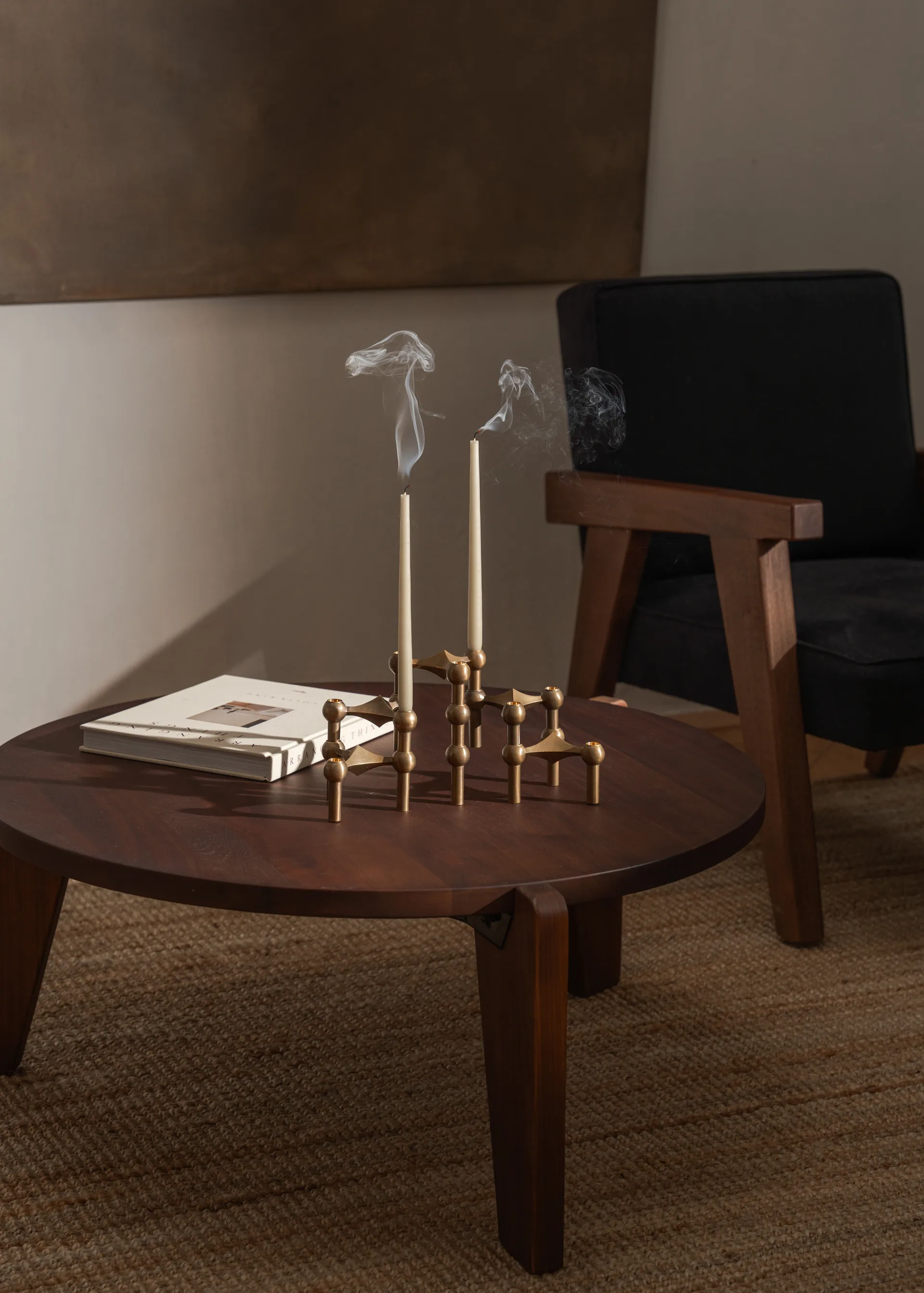 STOFF αντίκα κεριά από ester & erik large 4-pack, Off-white STOFF