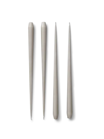 STOFF αντίκα κεριά από ester & erik large 4-pack - Sand - STOFF