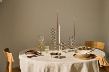 STOFF αντίκα κεριά από ester & erik large 6-pack - Soft brown - STOFF