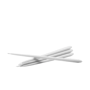 STOFF αντίκα κεριά από ester & erik large 6-pack - Λευκό - STOFF