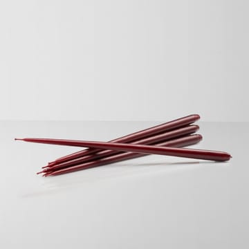 STOFF αντίκα κεριά από ester & erik large 6-pack - Κόκκινο Βουργουνδίας - STOFF