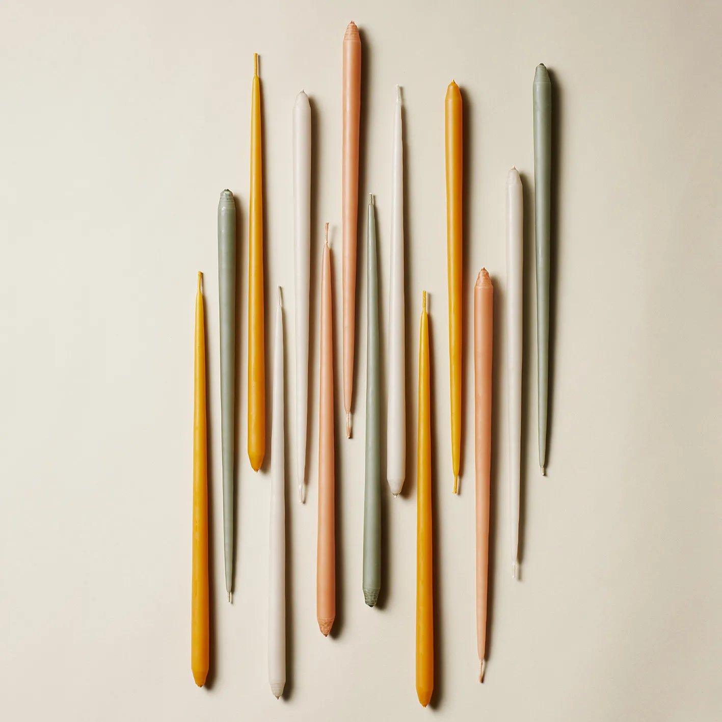 STOFF αντίκα κεριά από ester & erik large 6-pack, άμμος STOFF