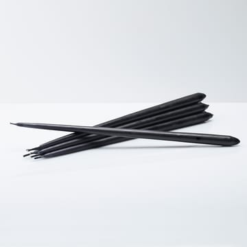 STOFF αντίκα κεριά από ester & erik large 6-pack - μαύρο - STOFF